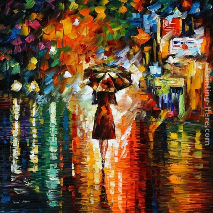 Leonid Afremov RAIN PRINCESS